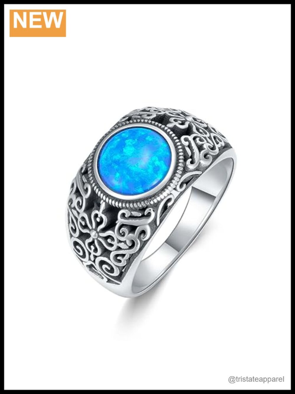 925 Sterling Silver Opal Ring Handcrafted Boho Jewelry Gift for Women